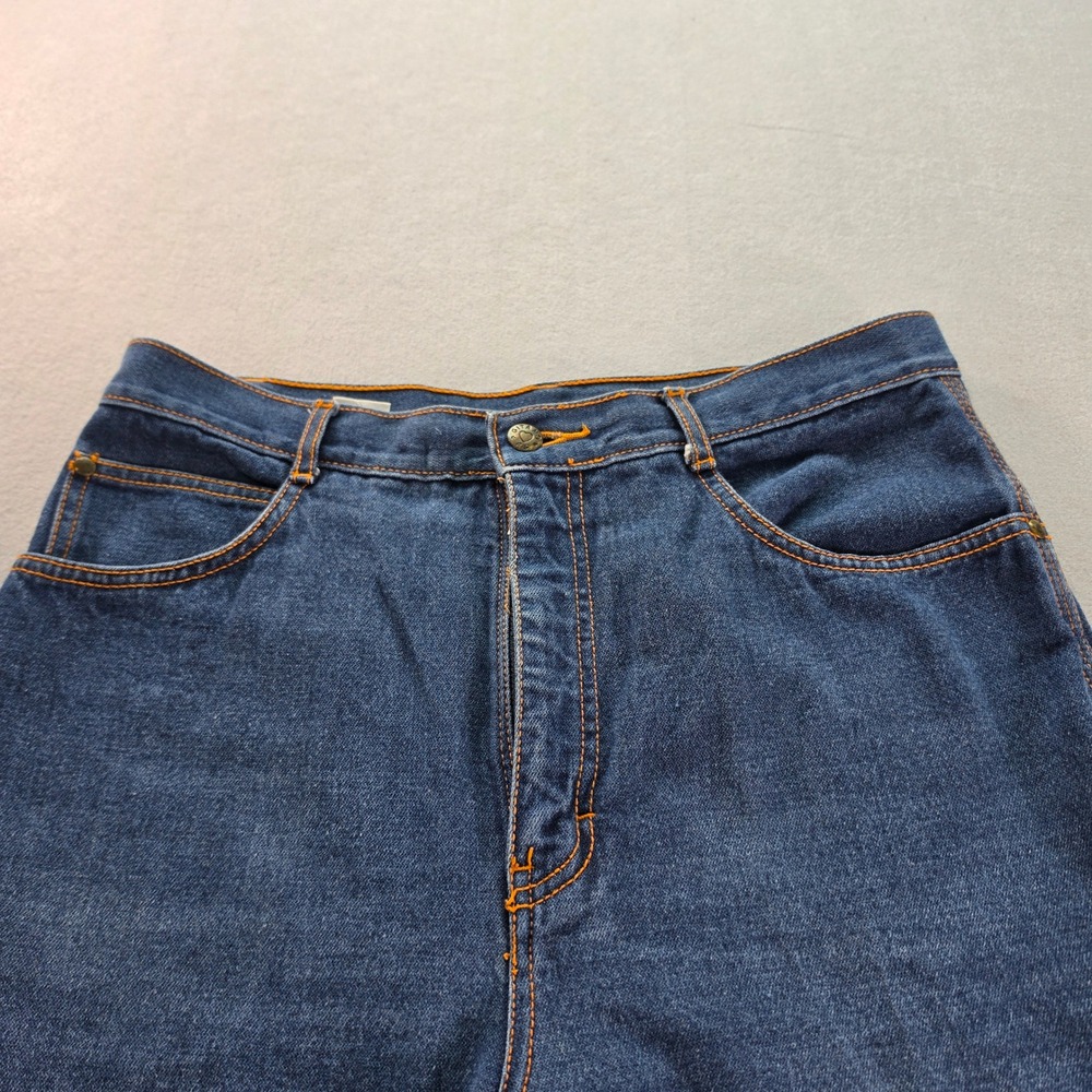 Gitano Vintage High Rise Mom Jeans 14 Long Tapered Indigo Retro Grunge 80s 90s - Picture 3 of 9